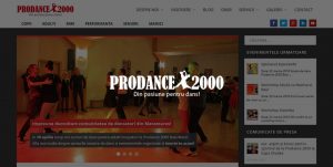Web design scoala de dans Prodance2000